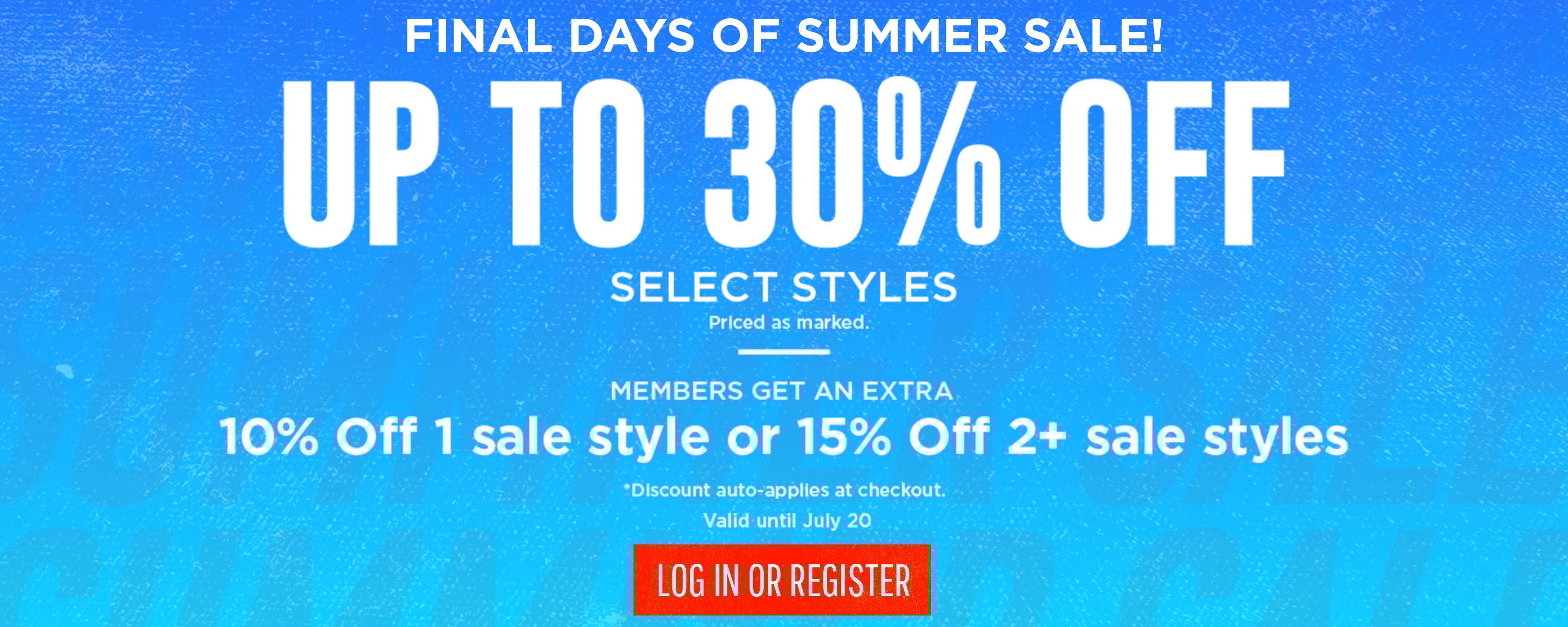 Skechers Summer Sale